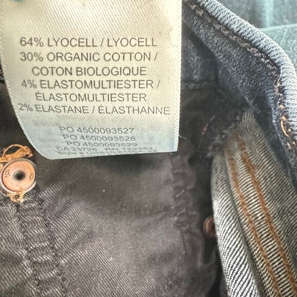 Denim Forum The Lola High Rise Skinny Cropped Jeans Womens Size 29 Blue Stretch - Picture 11 of 11